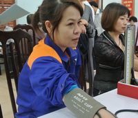 Khám sức khỏe cho 224 CBCNV-NLĐ