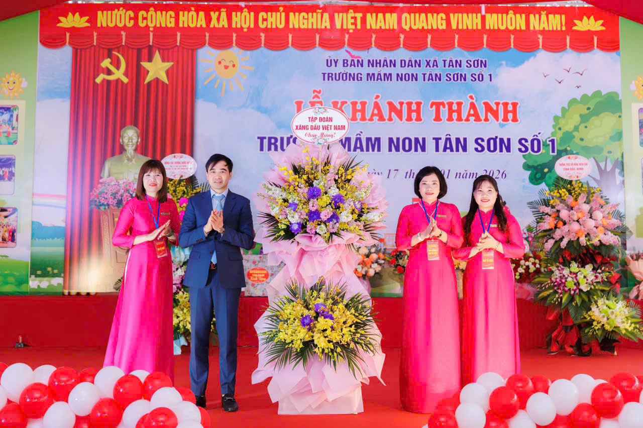 Dấu ấn Petrolimex trong công trình Trường Mầm non Tân Sơn số 1