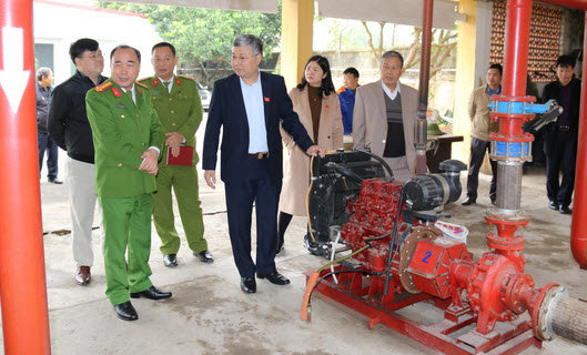 ĐBQH Bắc Giang giám sát thực hiện PCCC tại Petrolimex Hà Bắc