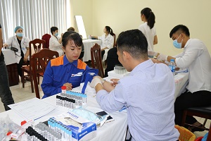 Chăm lo sức khỏe cho người lao động tại Công ty xăng dầu Hà Bắc