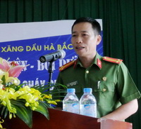 Huấn luyện nghiệp vụ phòng cháy và chữa cháy năm 2016