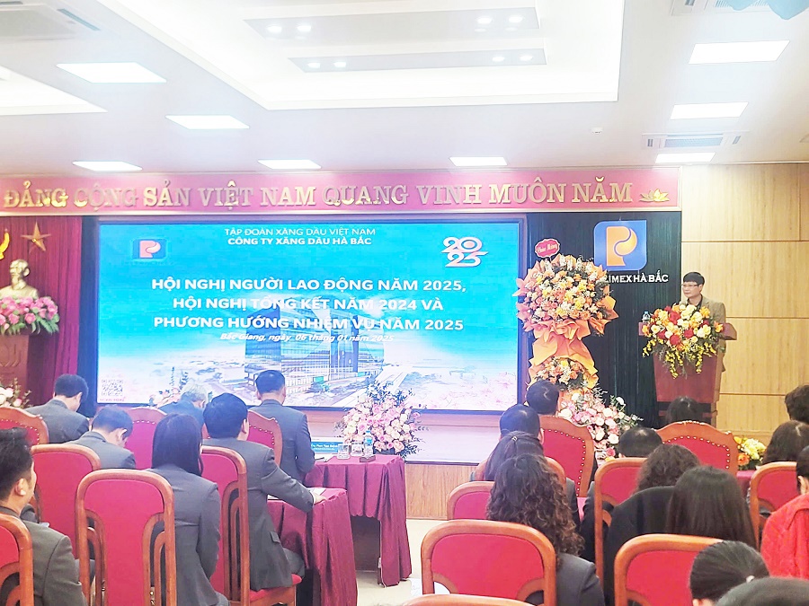 Petrolimex Hà Bắc tổ chức Hội nghị NLĐ năm 2025 và Hội nghị tổng kết công tác SXKD năm 2024