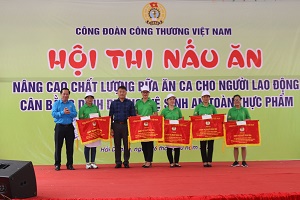 Công đoàn Công thương Việt Nam tổ chức Hội thi nấu ăn