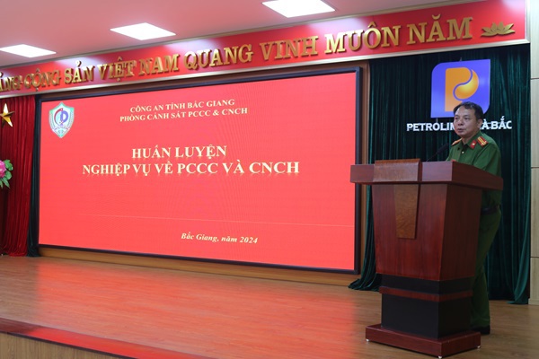 Petrolimex Hà Bắc Tổ Chức Lớp Huấn Luyện Nghiệp Vụ PCCC và CNCH Cho CBCNV