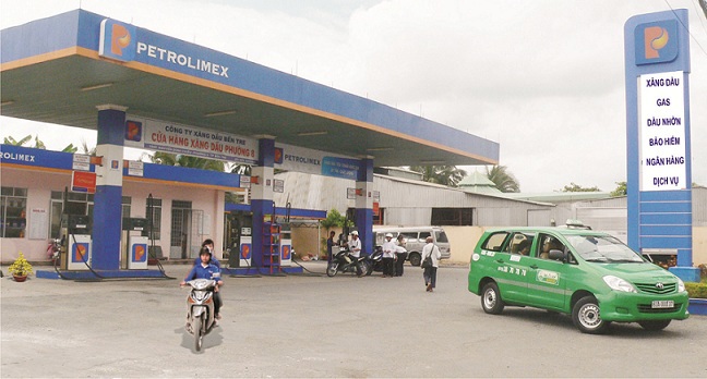 Ứng dụng hệ thống nhận diện thương hiệu Petrolimex