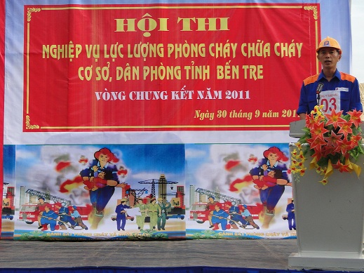 Hội thi phòng cháy chữa cháy tỉnh Bến Tre năm 2011