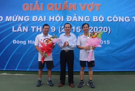 Giải quần vợt CNVC-LĐ chào mừng Đại hội đảng bộ Công ty lần thứ IX, nhiệm kỳ 2015-2020
