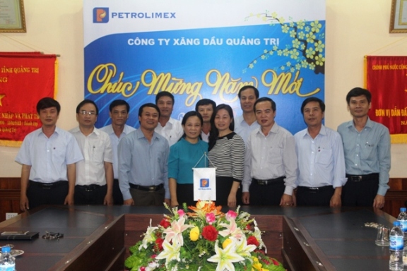 Bí thư Đảng ủy khối doanh nghiệp Quảng Trị thăm, chúc Tết Petrolimex Quảng Trị
