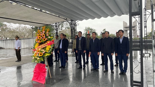 Tri ân các Anh hùng liệt sỹ nhân dịp đón Xuân Quý Mão 2023