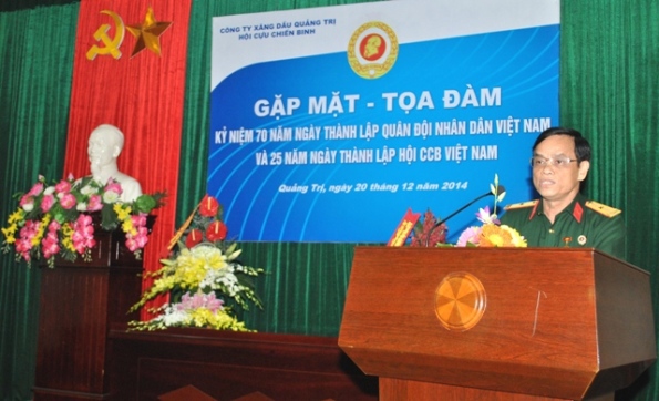 Cựu chiến binh Petrolimex Quảng Trị tọa đàm kỷ niệm 70 năm thành lập QĐND Việt Nam