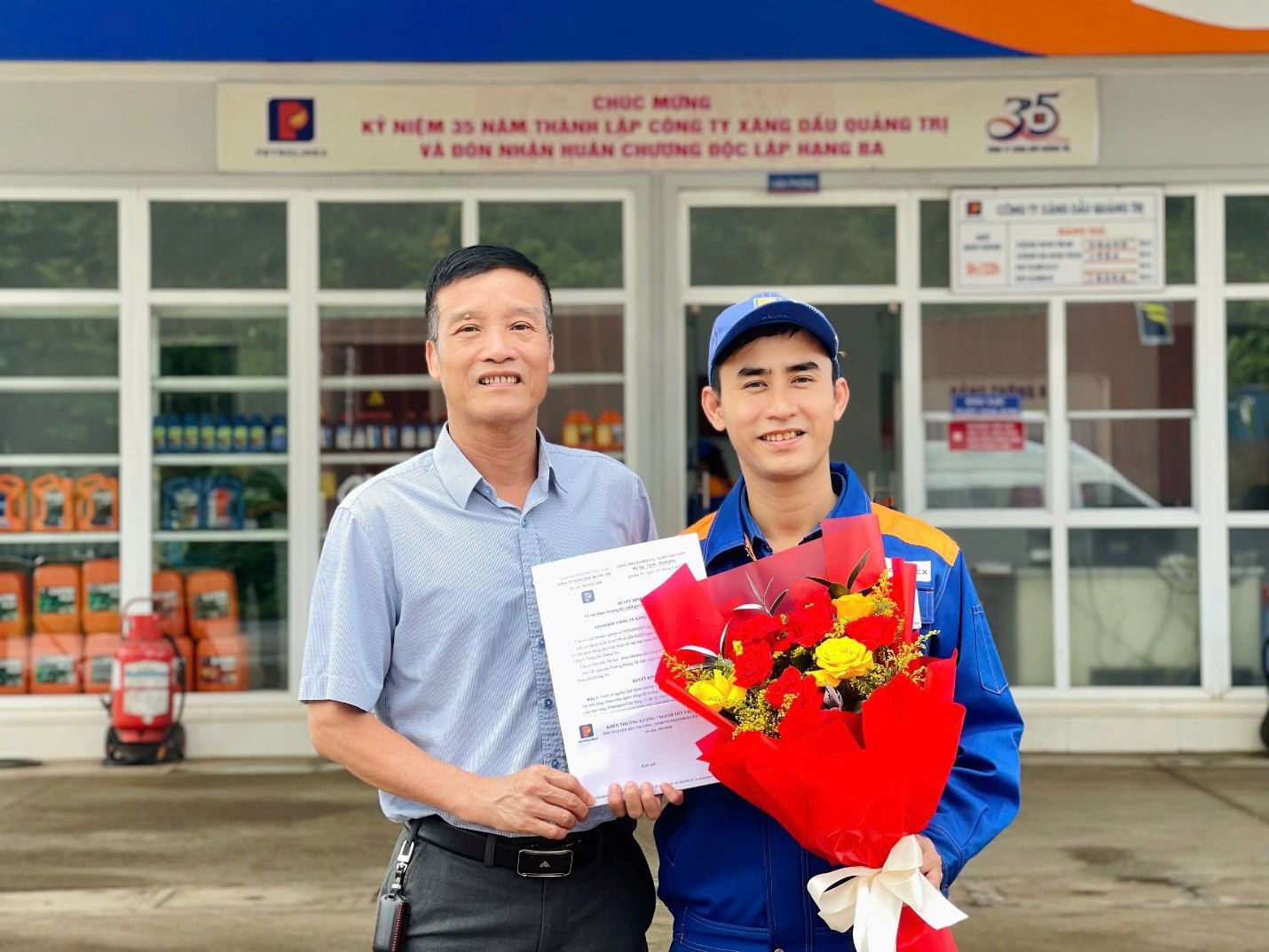 Công ty Xăng dầu Quảng Trị khen thưởng gương "Người tốt, việc tốt"