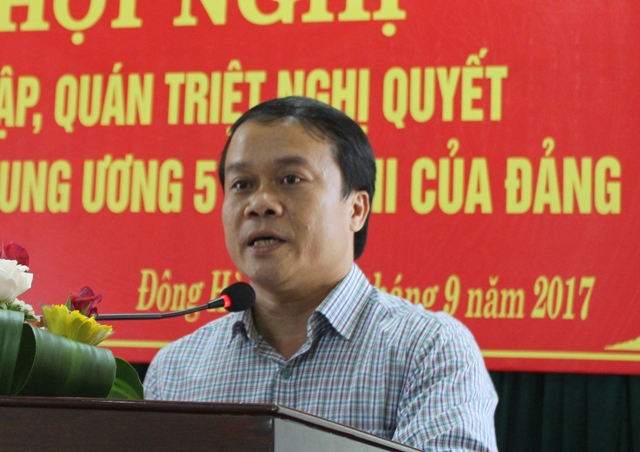 Hội nghị học tập và quán triệt nghị quyết Hội nghị Trung ương 5 khóa XII của Đảng