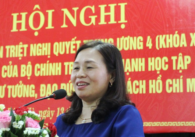 Hội nghị Học tập Nghị quyết TW 4 khóa XII và Chỉ thị 05 của Bộ chính trị