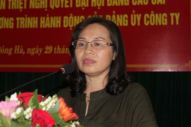 Hội nghị Triển khai chương trình hành động của Đảng ủy và học tập, quán triệt nghị quyết Đại hội Đảng các cấp