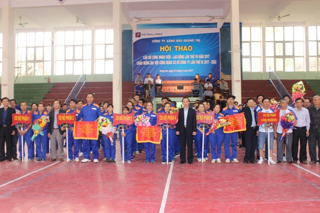Hội thao CBCNV-LĐ kỷ niệm 110 năm ngày sinh cố TBT Lê Duẩn và đại hội các đoàn thể NK 2017-2022