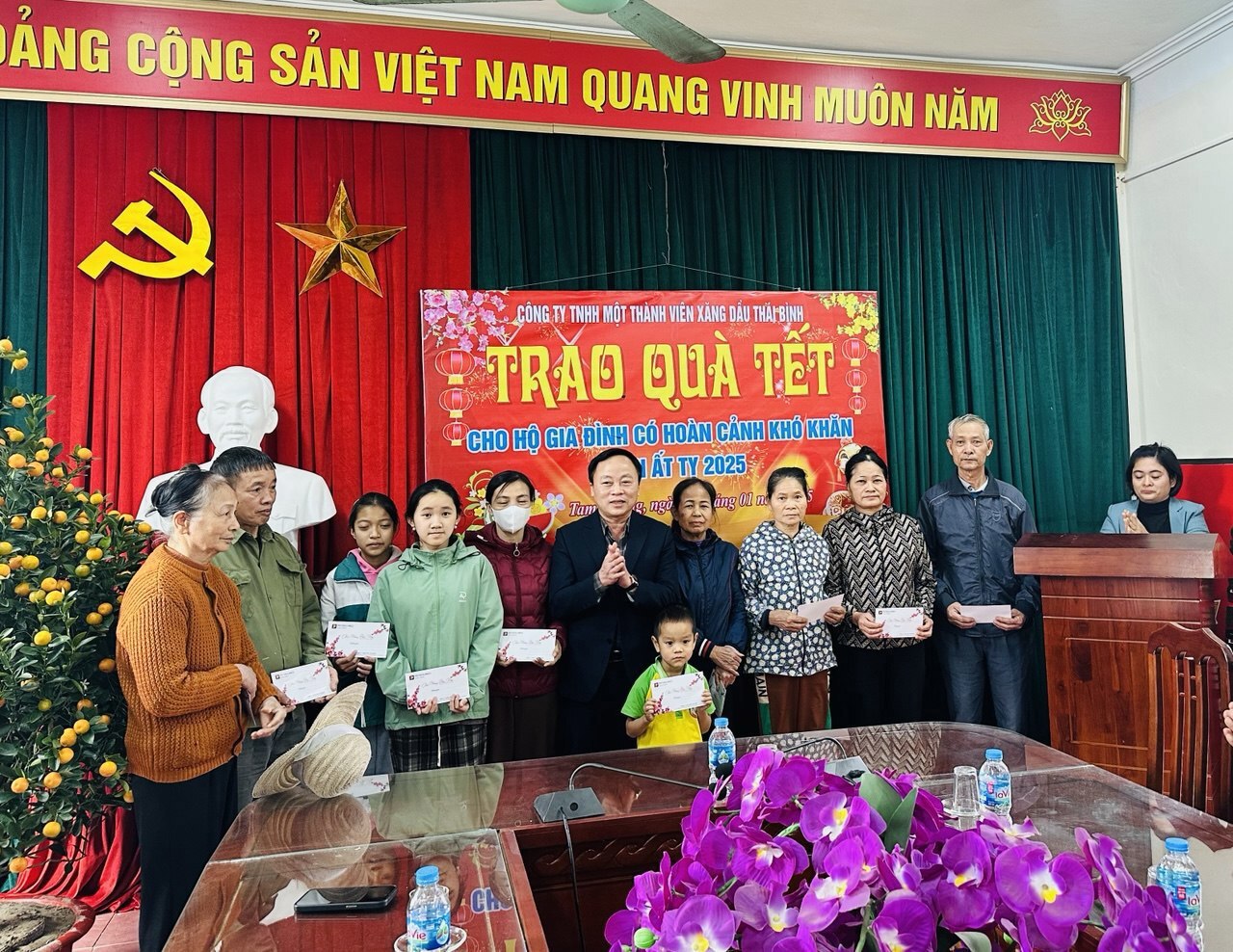 Hoạt động Tết vì người nghèo của Petrolimex Thái Bình