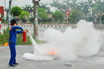 Diễn tập phương án chữa cháy năm 2014