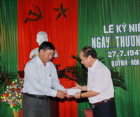 Hoạt động tri ân nhân ngày Thương binh Liệt sỹ 27/7/2012