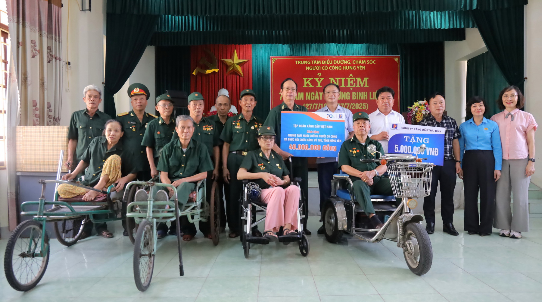Petrolimex Thái Bình hướng đến kỷ niệm 78 năm Ngày Thương binh - Liệt sĩ (27.7.1947 - 27.7.2025)