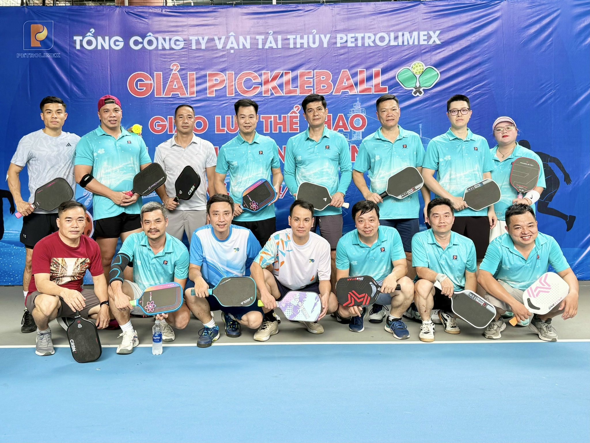 Sôi nổi giải thi đấu Pickleball Văn phòng Tổng công ty Vận tải thủy Petrolimex chào mừng Đại hội Đảng bộ Tổng công ty lần thứ III, NK 2025–2030