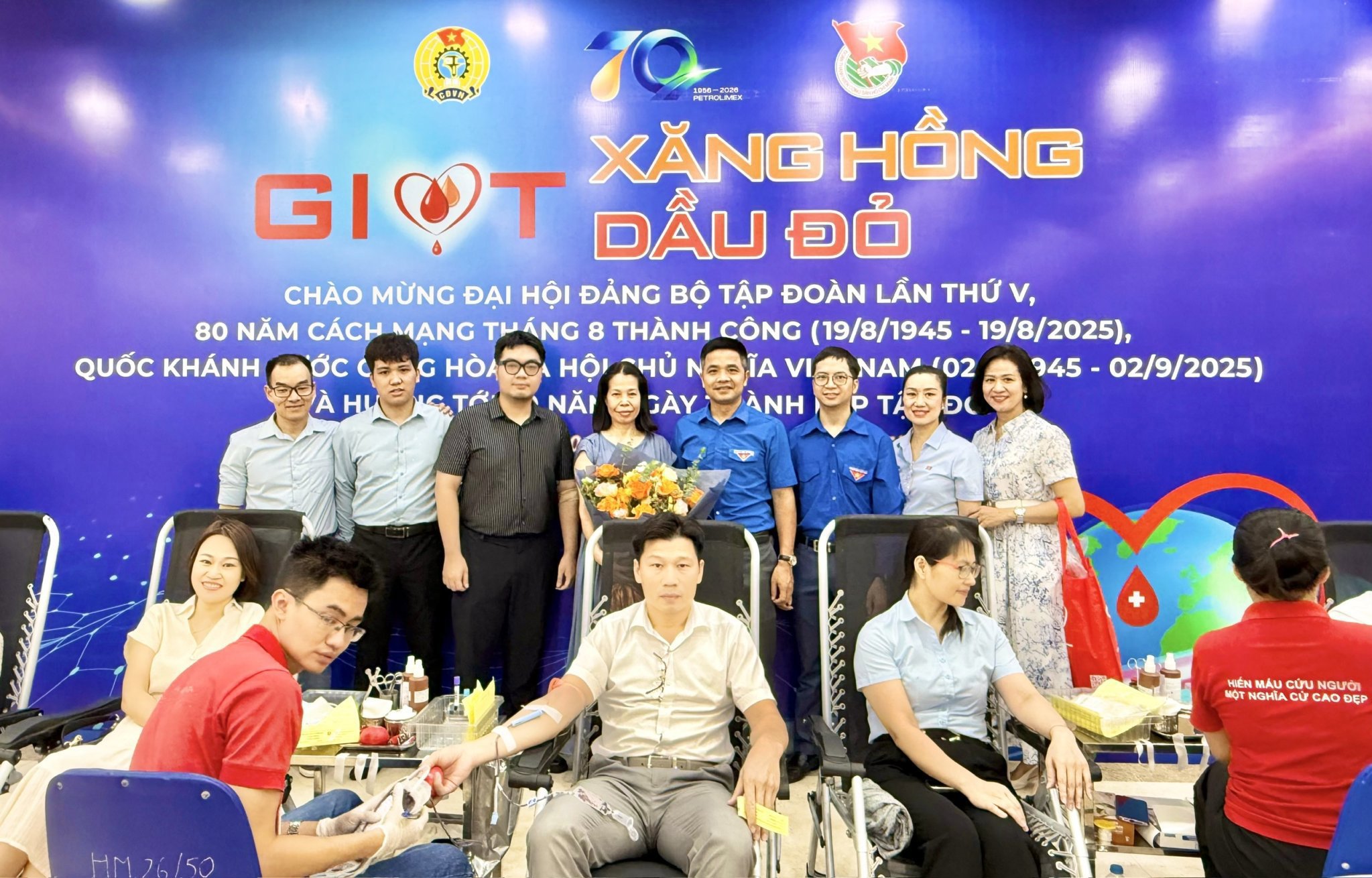 PGT tham gia chương trình hiến máu 'Giọt xăng hồng - Giọt dầu đỏ" đợt 1 năm 2025