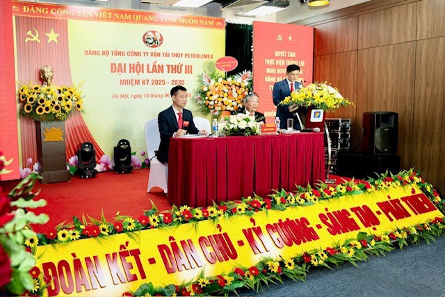 Đại hội đại biểu Đảng bộ Tổng công ty Vận tải thủy Petrolimex lần thứ III, nhiệm kỳ 2025 – 2030 thành công tốt đẹp