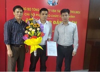 Kết nạp đảng viên tại chi bộ phòng Tổ chức Hành chính - PG TANKER