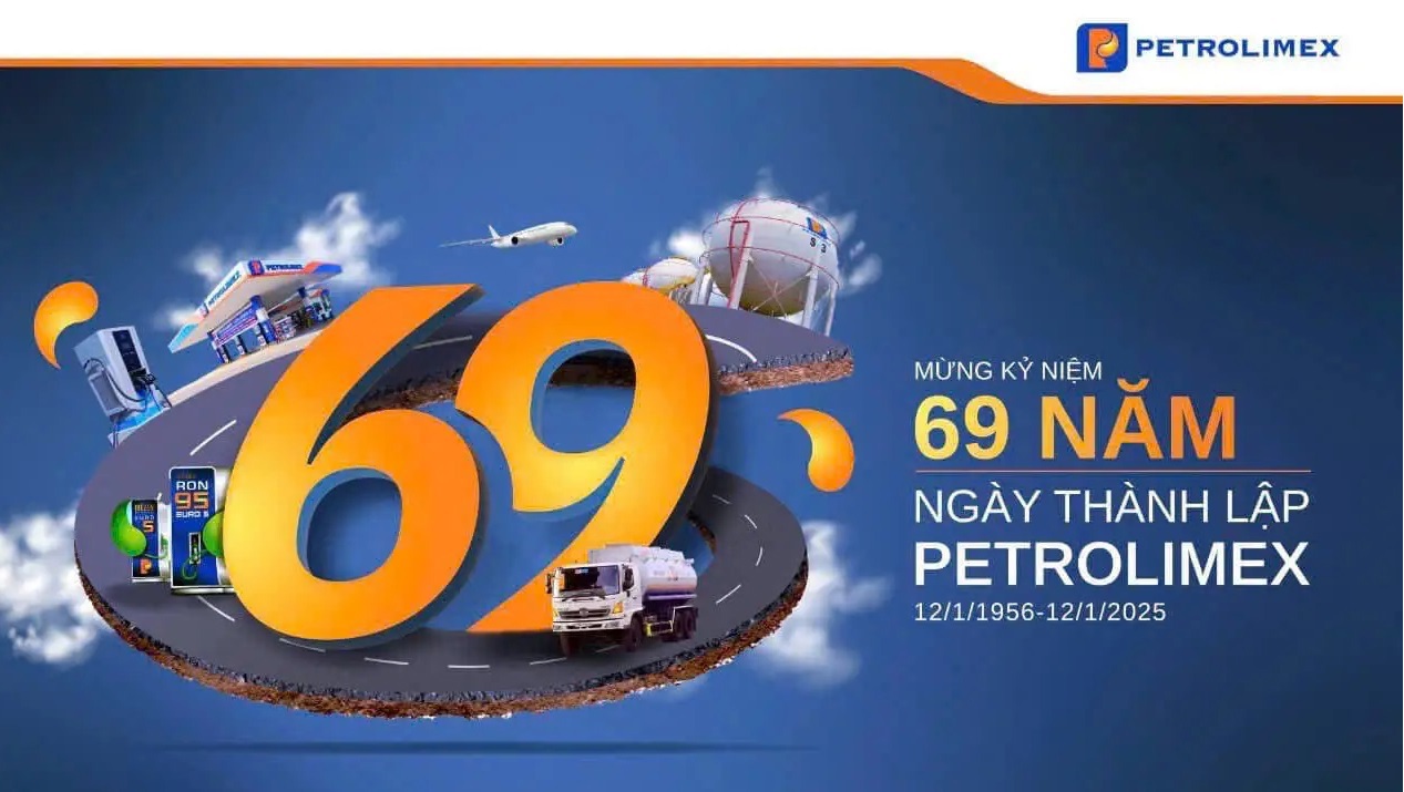 Kỷ niệm 69 năm ngày thành lập Tập đoàn Xăng dầu Việt Nam (12/1/1956 - 12/1/2025)