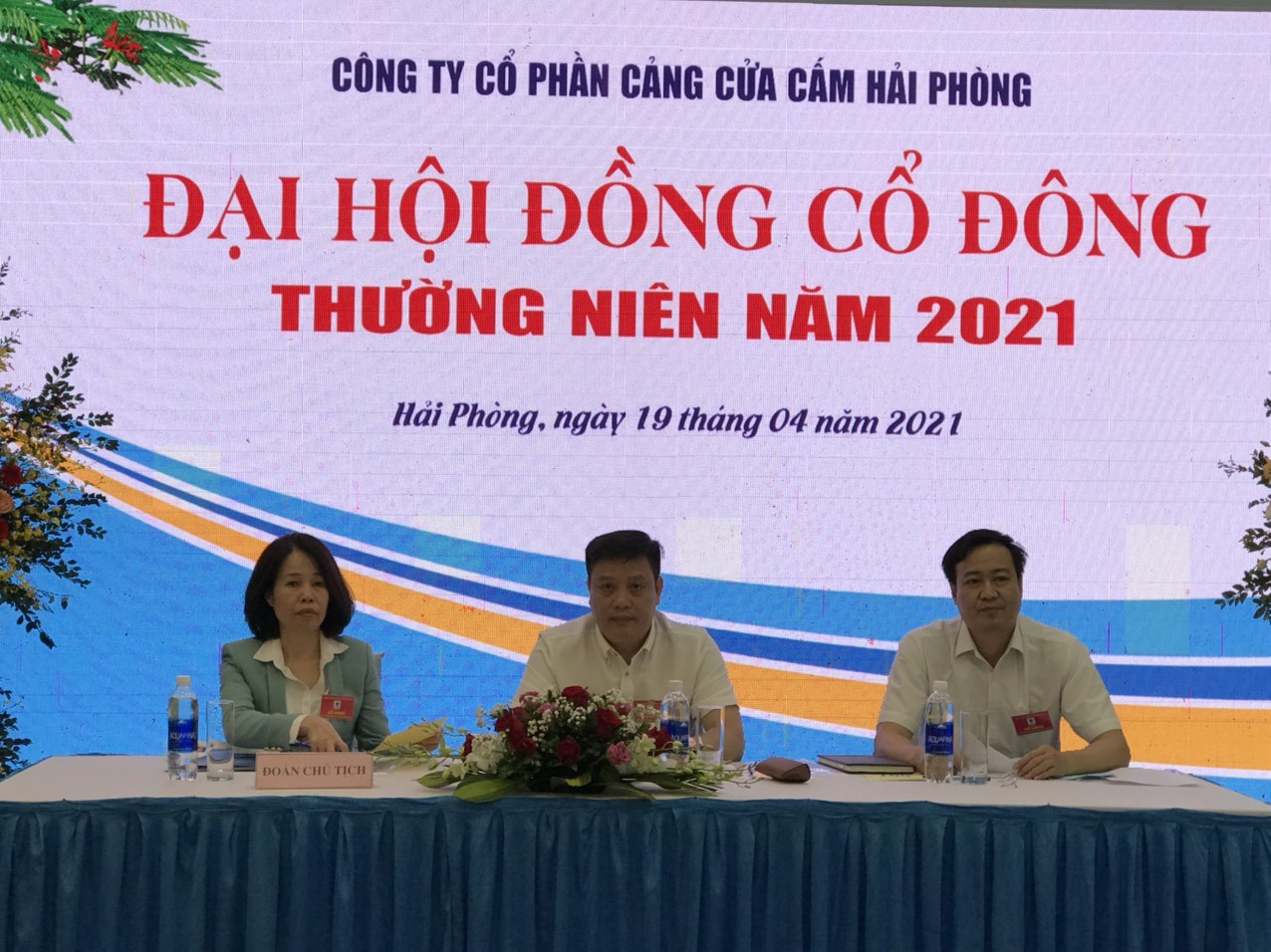 Đại hội đồng cổ đông thường niên năm 2021 - Công ty Cổ phần Cảng Cửa Cấm Hải Phòng