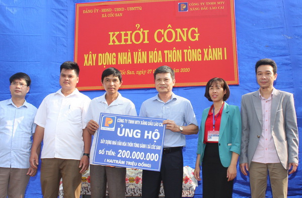 Khánh thành nhà văn hóa thôn Toòng Sành 1 xã Cốc San