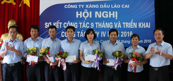 Petrolimex Lào Cai sơ kết công tác 9 tháng đầu năm 2016
