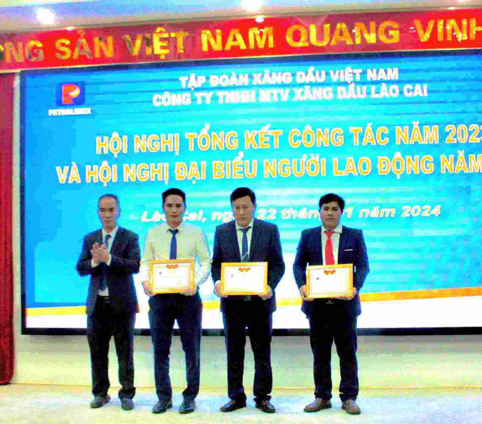 Petrolimex Lào Cai tổng kết năm 2023 và Hội nghị người lao động năm 2024