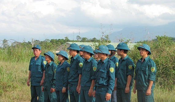 Huấn luyện lực lượng nòng cốt về công tác an ninh