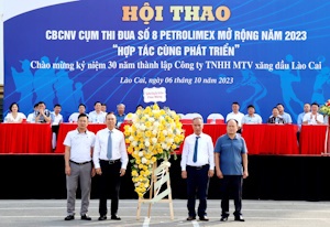 PETROLIMEX LÀO CAI KHAI MẠC HỘI THAO CBNCV “HỢP TÁC CÙNG PHÁT TRIỂN”