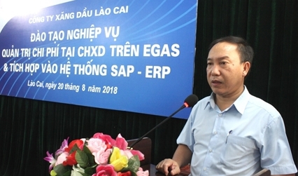 Petrolimex Lào cai đào tạo quản trị chi phí trên phần mềm quản lý cửa hàng EGAS