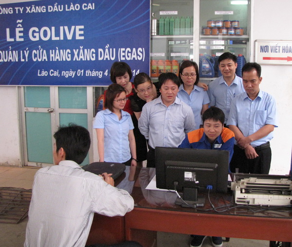 Petrolimex Lào Cai go-live thành công Egas tại 41 CHXD