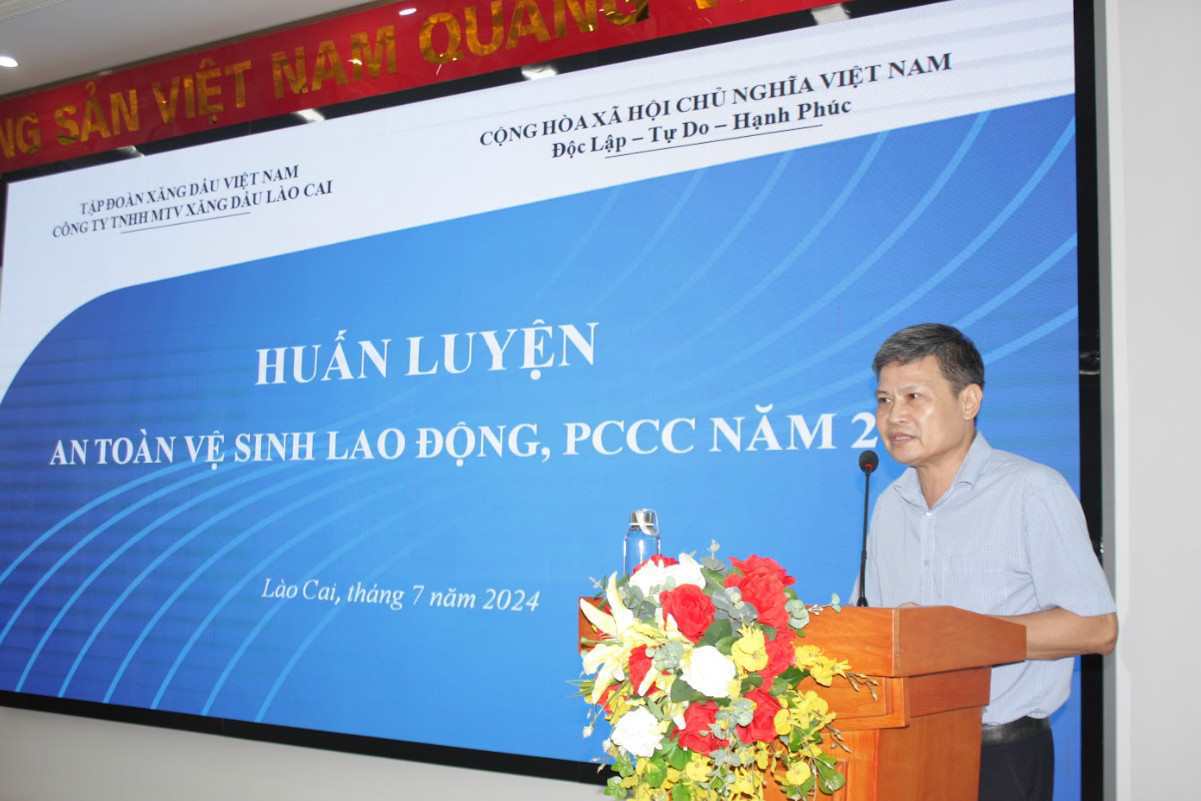Petrolimex Lào Cai huấn luyện định kỳ an toàn vệ sinh lao động năm 2024