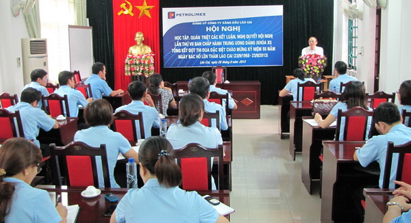 Học tập, quán triệt Nghị quyết TW 7 khóa XI, tổng kết thi đua đặc biệt kỷ niệm 55 năm Bác Hồ lên thăm Lào Cai