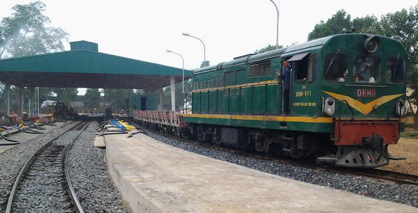 Nghiệm thu thử tải thành công nhánh đường sắt mới tại Kho xăng dầu Lào Cai