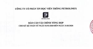 Báo cáo Tài chính Tổng hợp cho kỳ Kế toán từ ngày  01/01/2020 đến ngày 31/03/2020