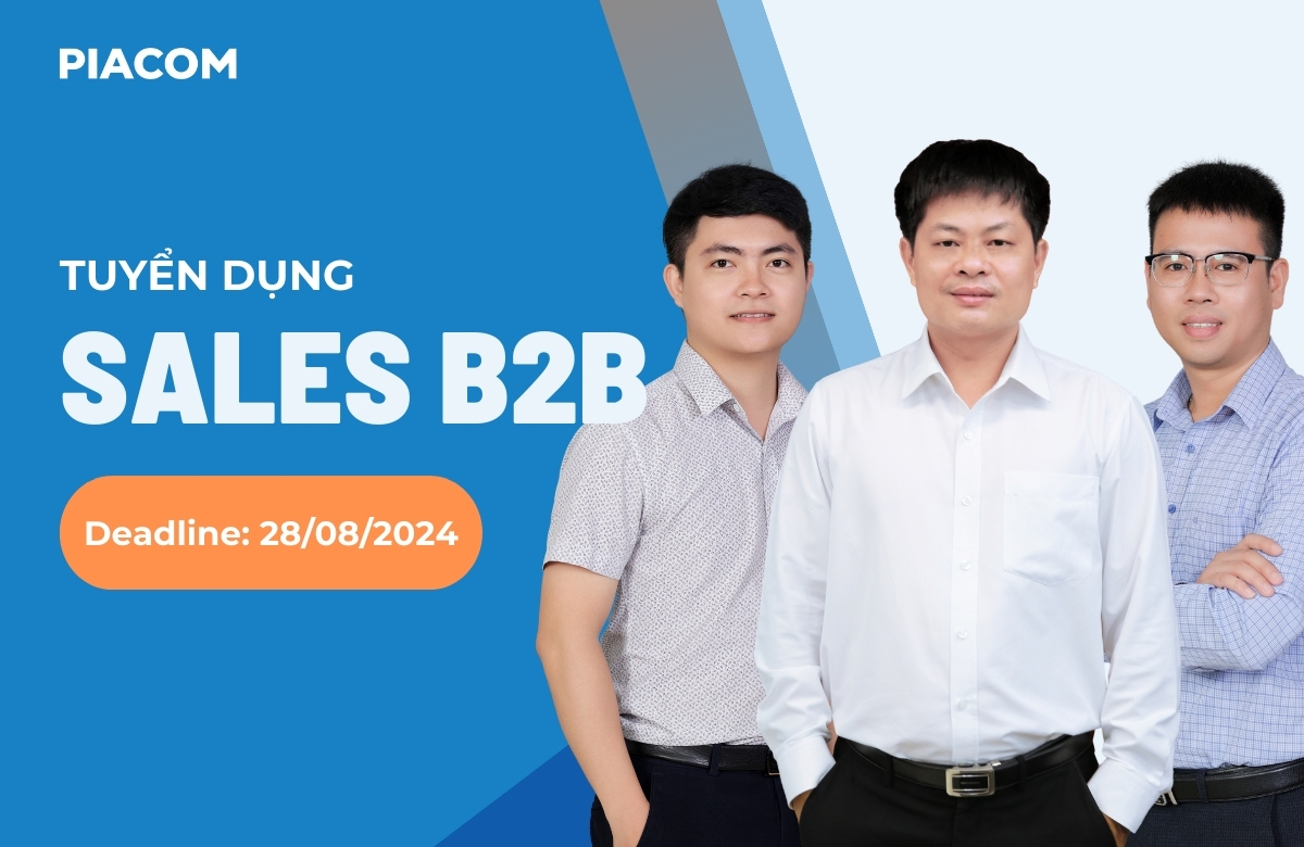 Tuyển dụng Chuyên viên Sales CNTT B2B (2024)