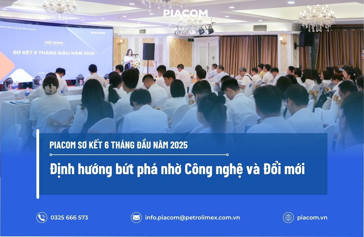 PIACOM sơ kết 6 tháng đầu năm 2025: định hướng bứt phá nhờ Công nghệ và Đổi mới