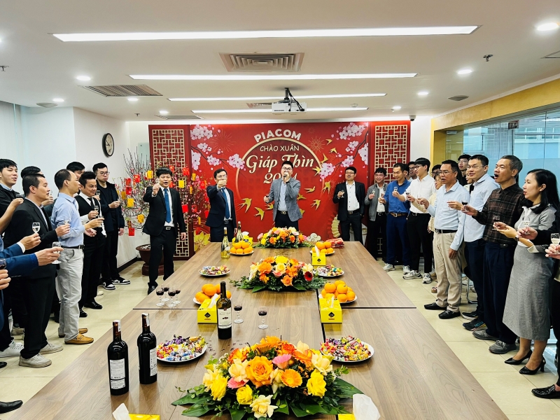 Gặp gỡ đầu Xuân Giáp Thìn 2024 - PIACOM khởi động năm mới rộn ràng
