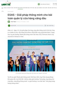EGAS - Giải pháp thông minh cho bài toán quản lý cửa hàng xăng dầu