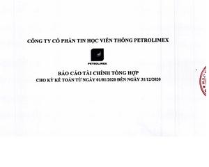 Báo cáo Tài chính tổng hợp cho kỳ kế toán từ ngày 01/01/2020 đến ngày 31/12/2020