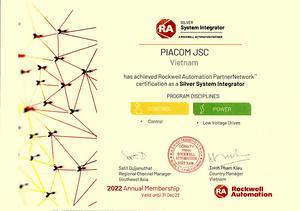 PIACOM tiếp tục được nhận chứng chỉ RcSI duy nhất tại Việt Nam năm thứ 13 liên tiếp