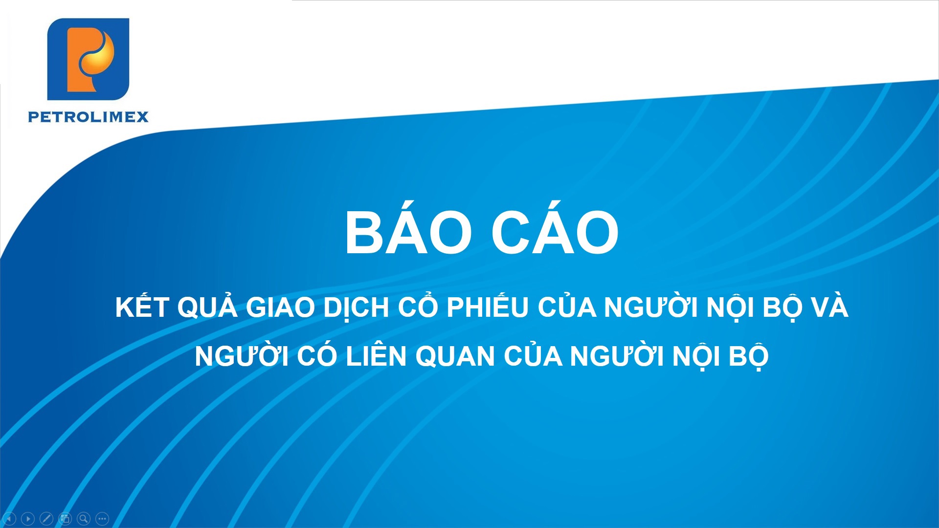 Báo cáo kết quả giao dịch cổ phiếu PIT do PGCC sở hữu