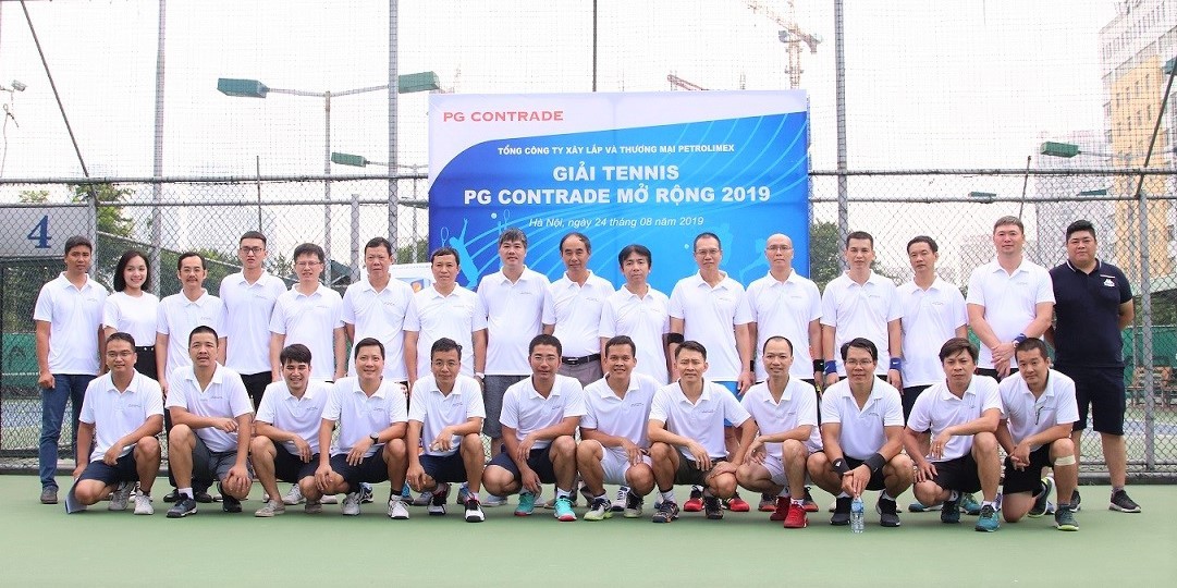 PG Contrade tổ chức Giao lưu quần vợt chào mừng kỷ niệm 74 năm Cách mạng tháng Tám và Quốc khánh 2/9