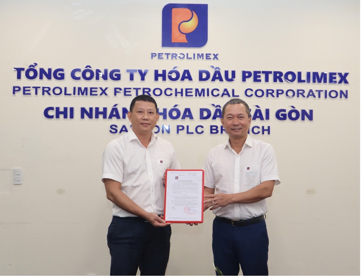 Quyết định về công tác cán bộ tại Chi nhánh Hóa dầu Sài Gòn