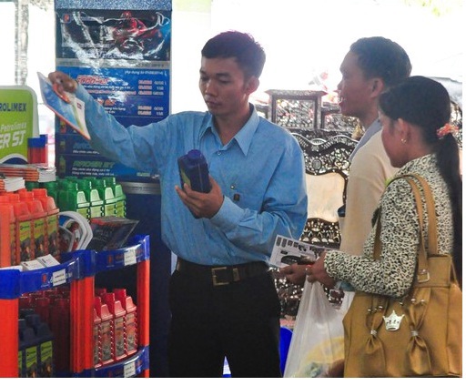 Petrolimex An Giang tham gia Hội chợ TMDL Châu Đốc 2015